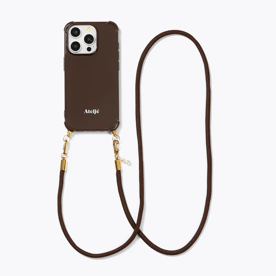 Ateljé Dark Brown iPhone Case