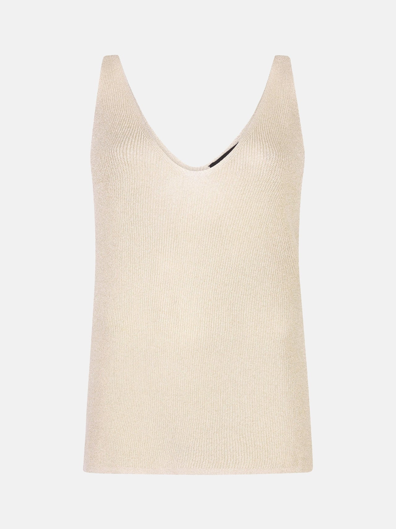 YDENCE Knitted Top Lux Ecru