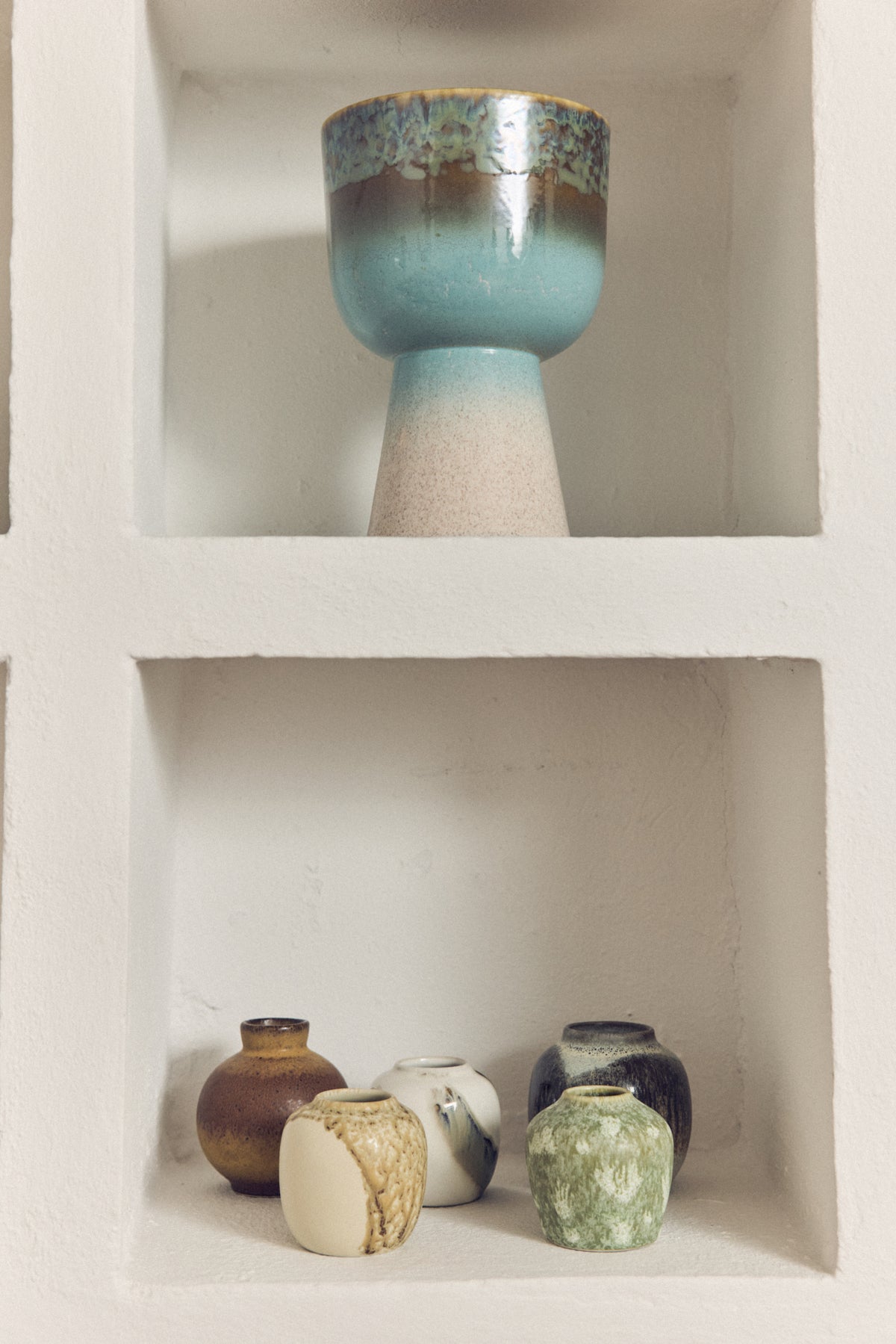 HKLIVING 70s ceramics Set of Small Vases Persuit