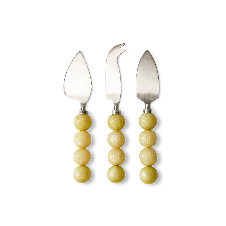 Cheese Knives Set Lemon