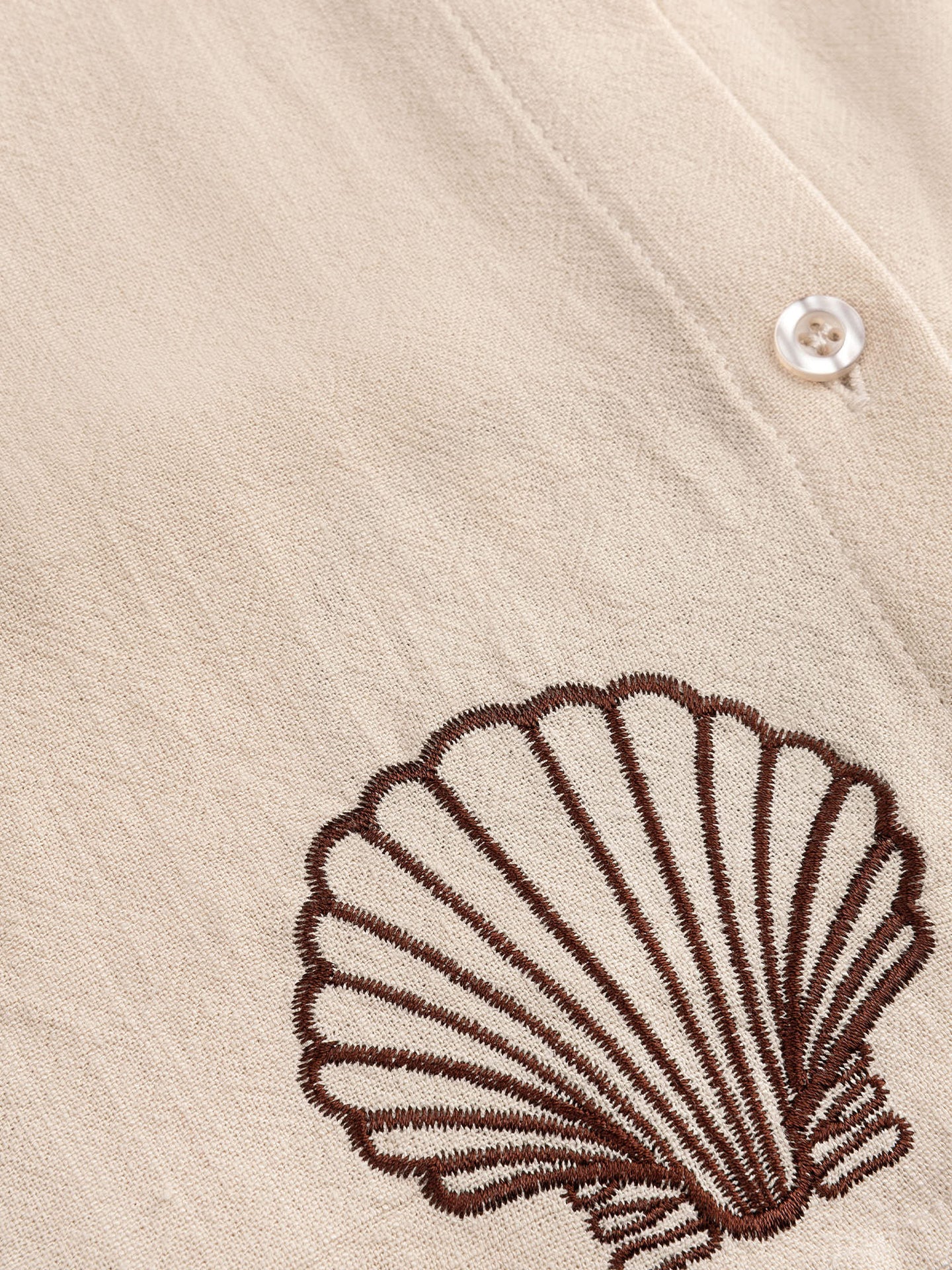 YDENCE Blouse Chayenne Beige Seashells