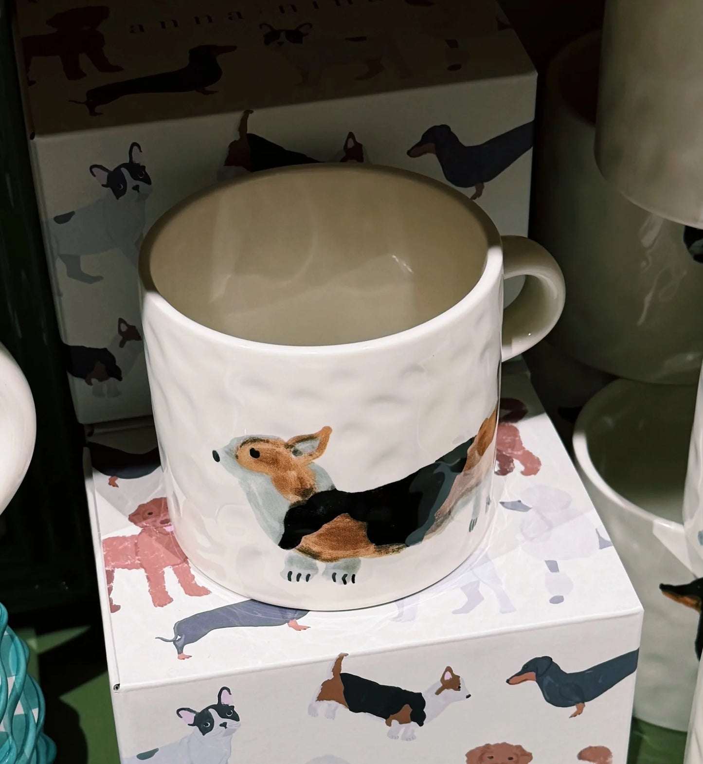 Anna + Nina Corgi Tea Mug