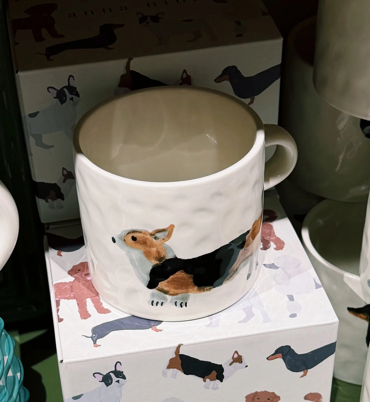 Anna + Nina Corgi Tea Mug