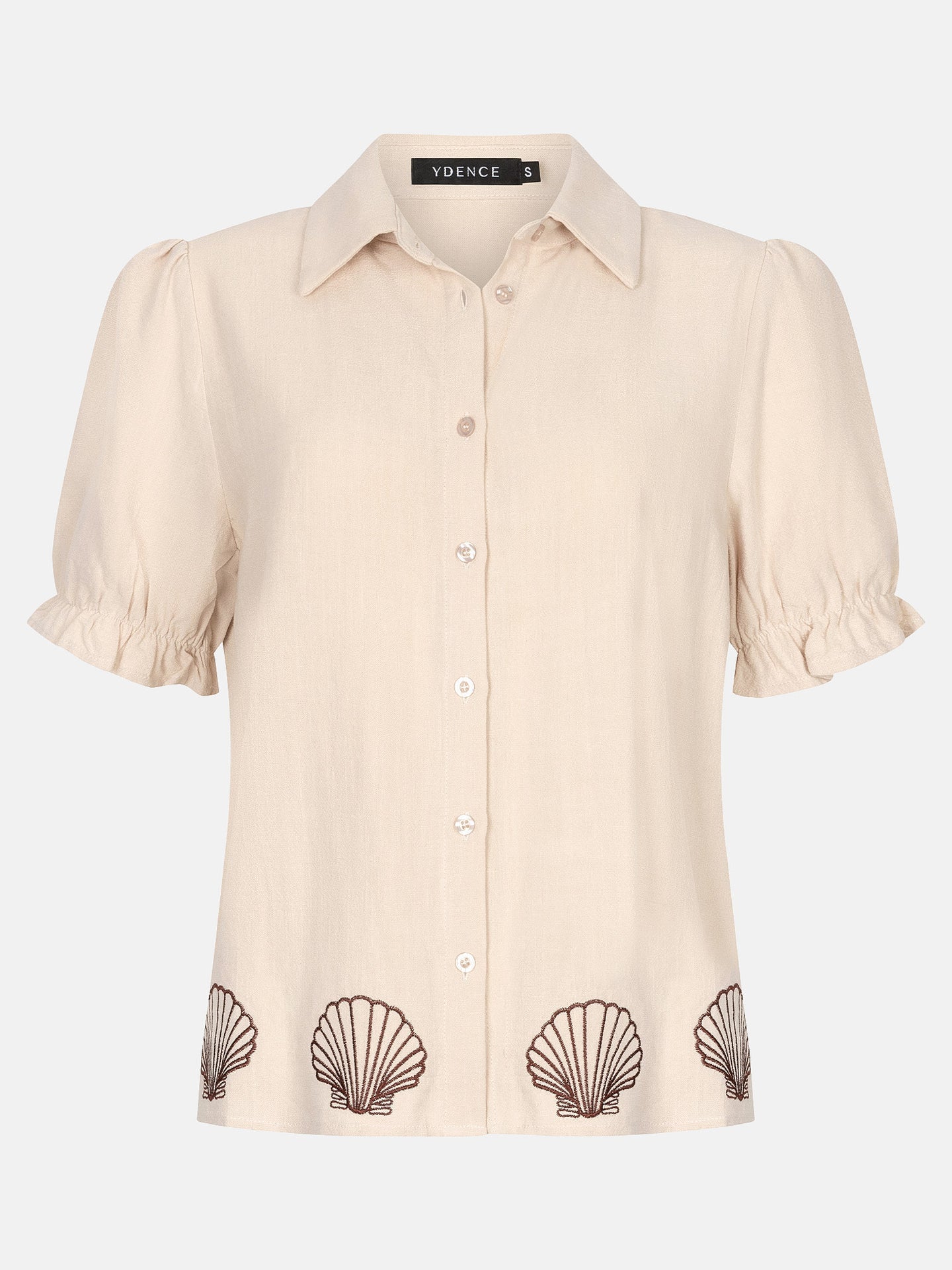 YDENCE Blouse Chayenne Beige Seashells