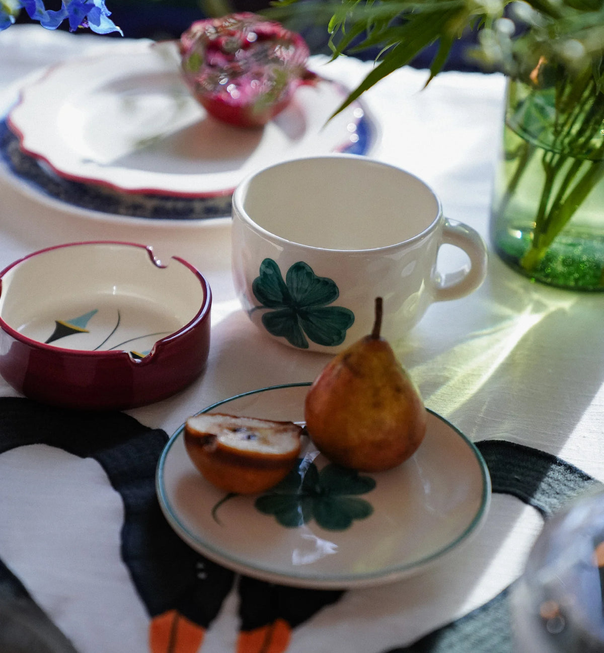 Anna + Nina Shamrock Cappuccino Mug
