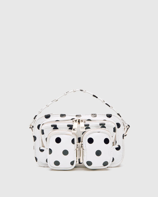 Helena Polka White & Black
