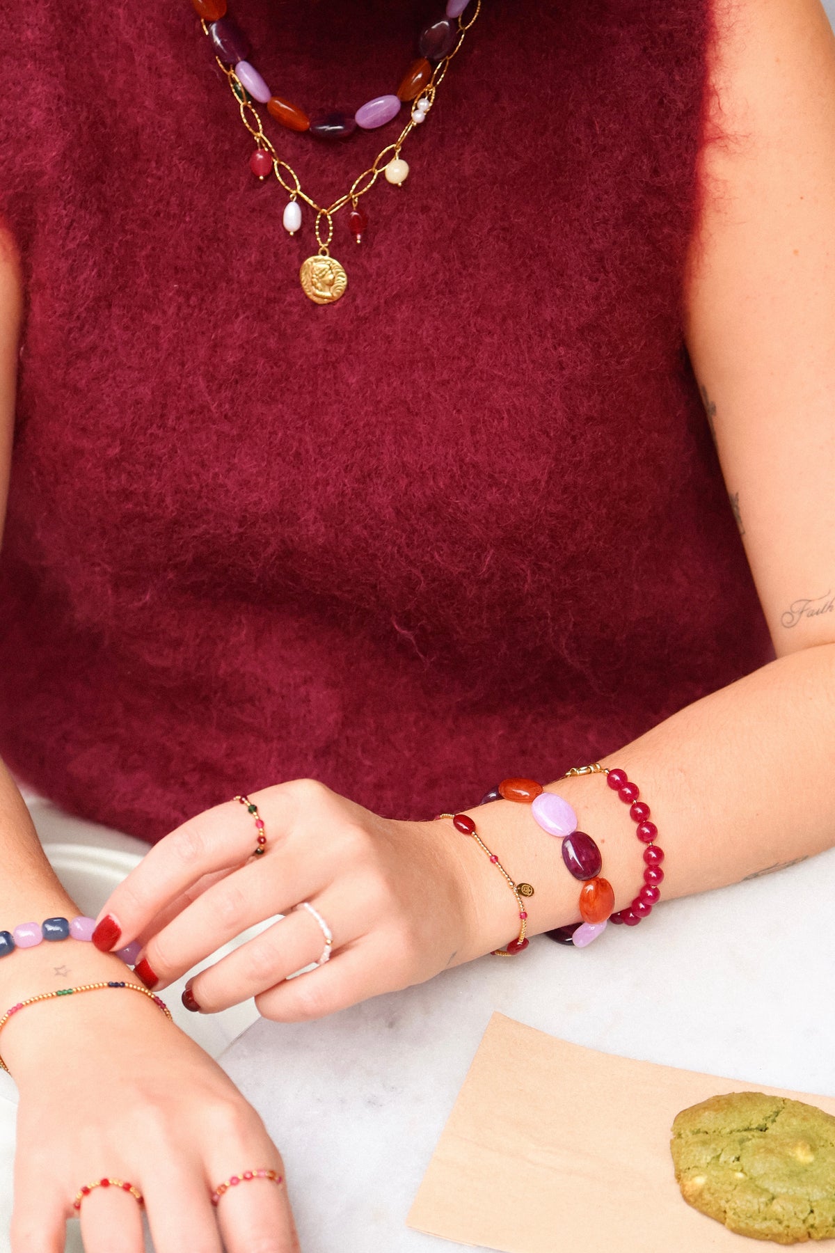 Berry Blush armband