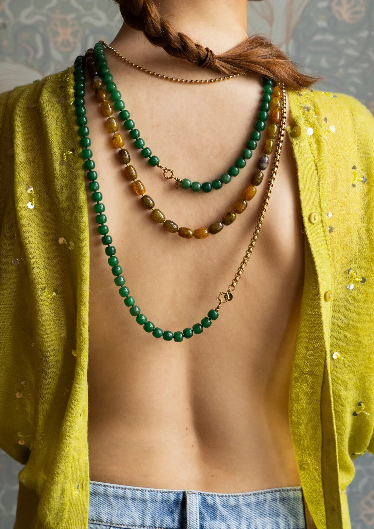 Bonnie Studios William Green Necklace