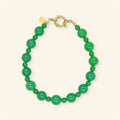 Emerald Bubble armband