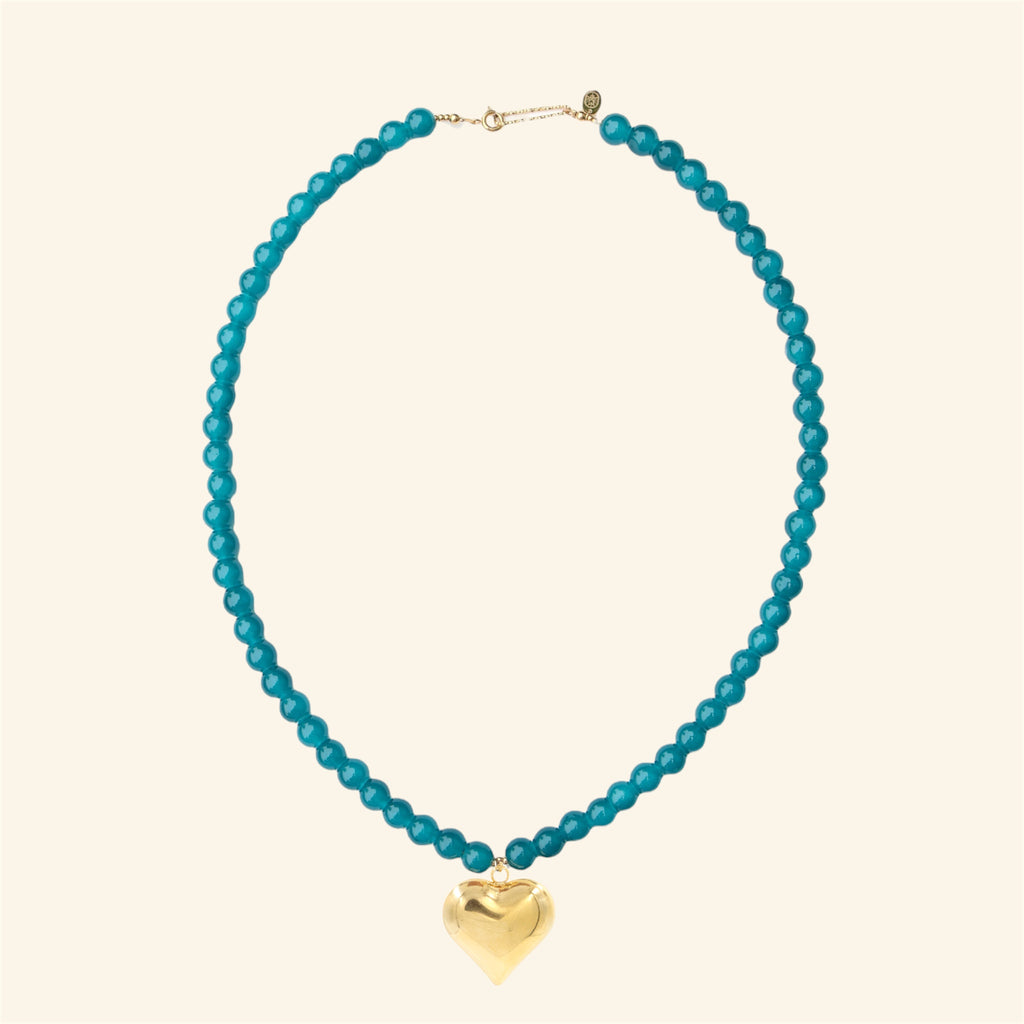 Indigo Heart Necklace 