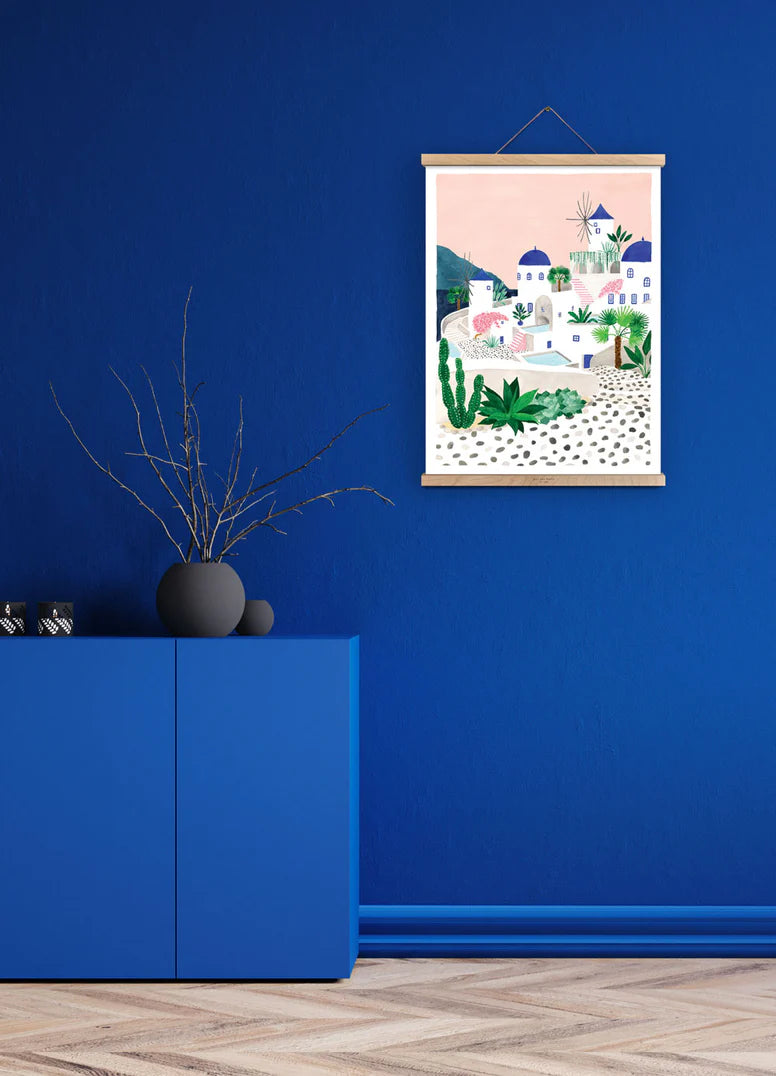 Santorini Poster Large