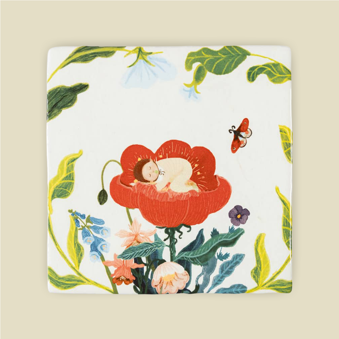 May you blossom Tile 
