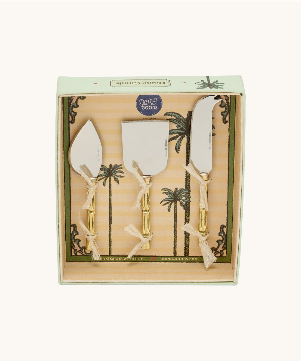 Bodhi Bamboo Cheese set Gift box 