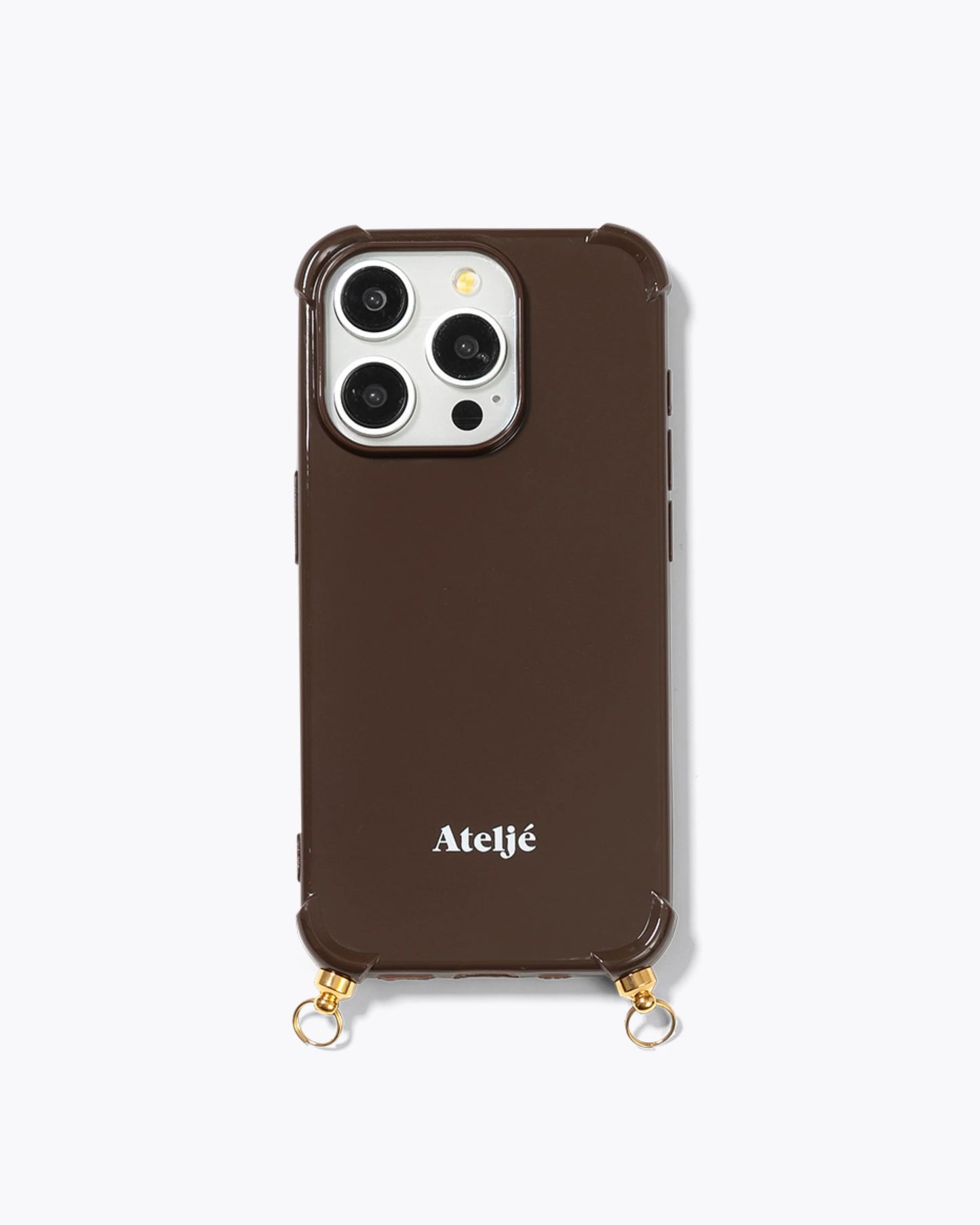 Ateljé Dark Brown iPhone Case