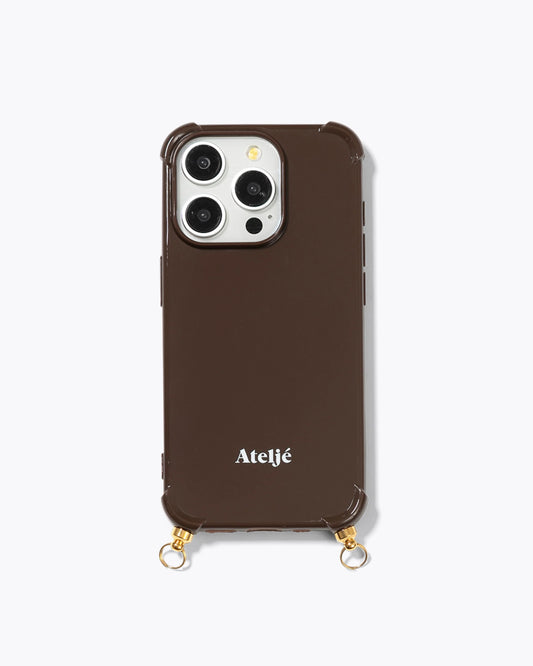 Ateljé Dark Brown iPhone Case
