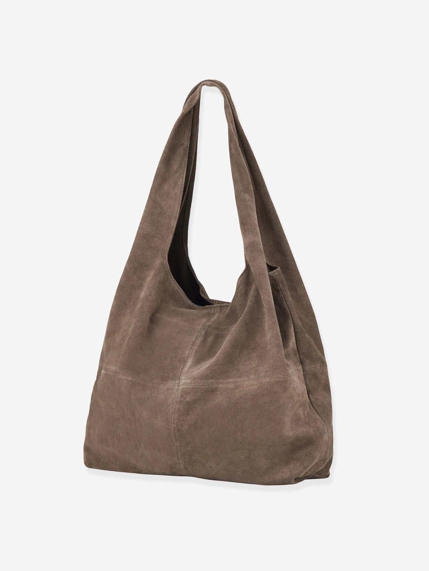 Suede Dalliea Shopper Bag Lichtbruin