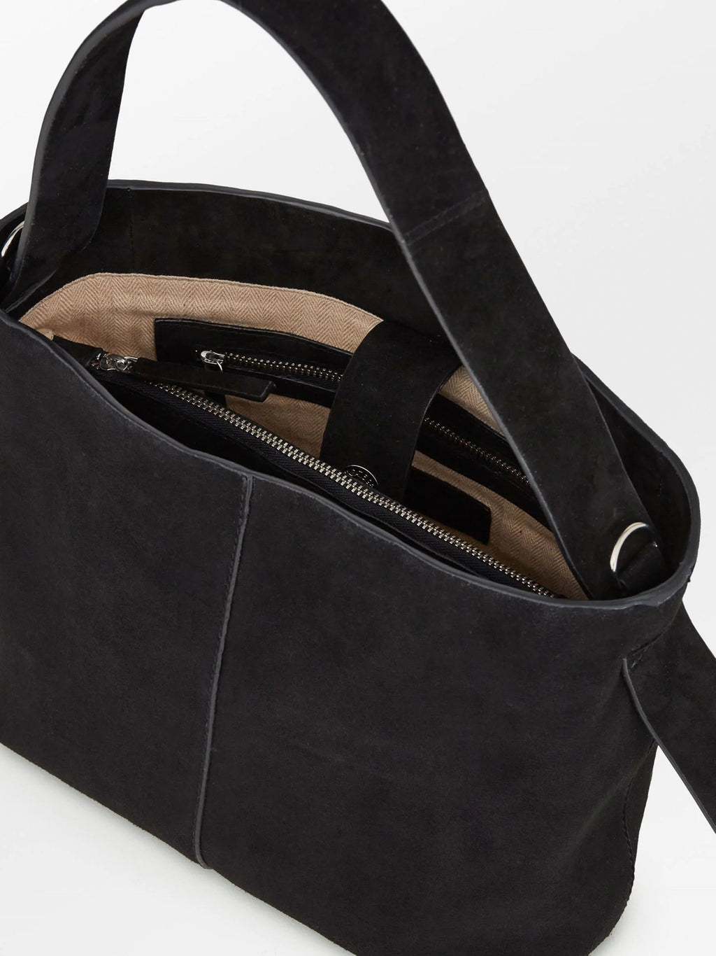 Suede Fraya Bag Black 