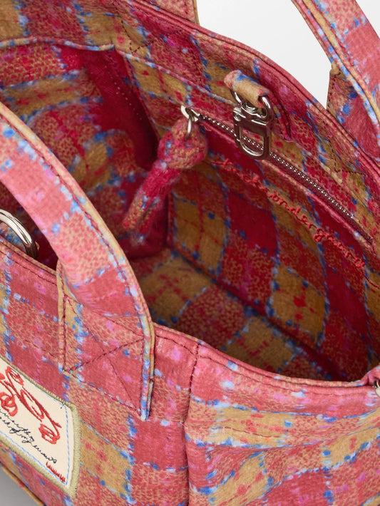 Checky Coat Gabby Tas