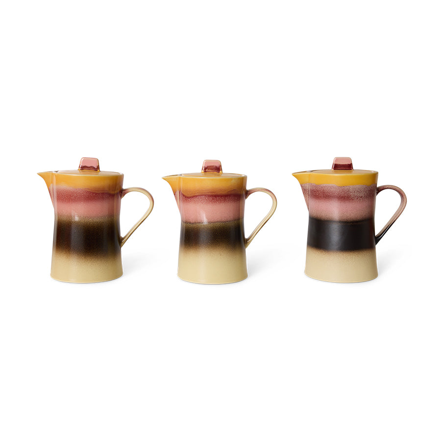 HKLIVING 70s ceramics Thee pot Sunset