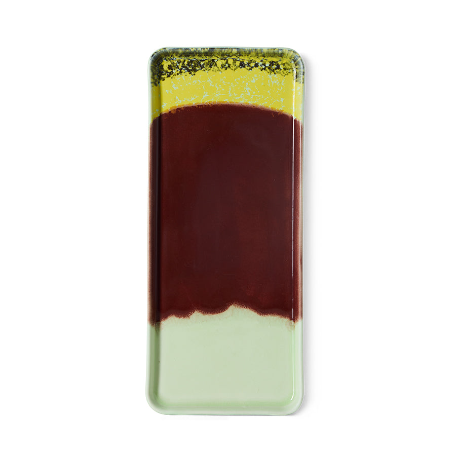 HKLIVING 70s ceramics cake tray Cherry