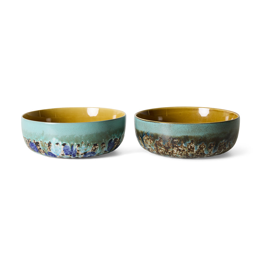 HKLIVING 70’s ceramics pre-order salad bowl Agave