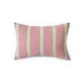 Woven Stitched Cushion Blush 