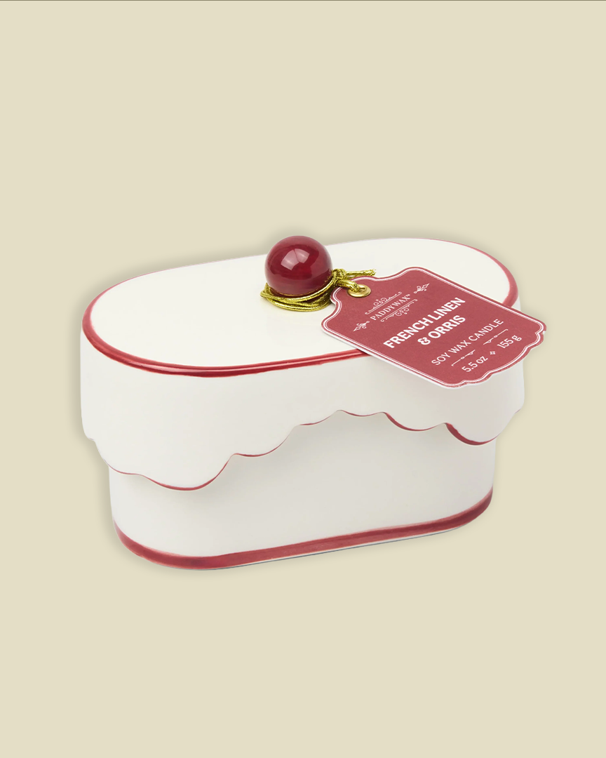 French Linen & Orris Ceramic Kaars