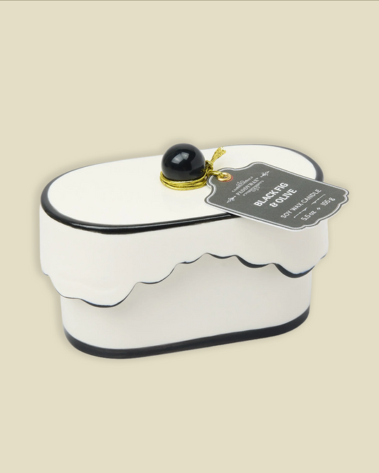 Black Fig & Olive Ceramic Kaars